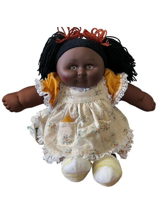 Handmade Other - African American Little Girl Handmade Soft Sculpture Doll